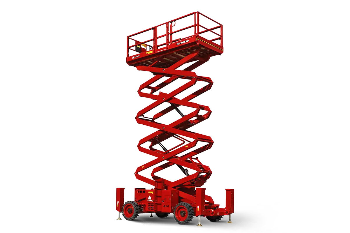Rental LGMG SR1623D Diesel Rough Terrain Scissor Lift