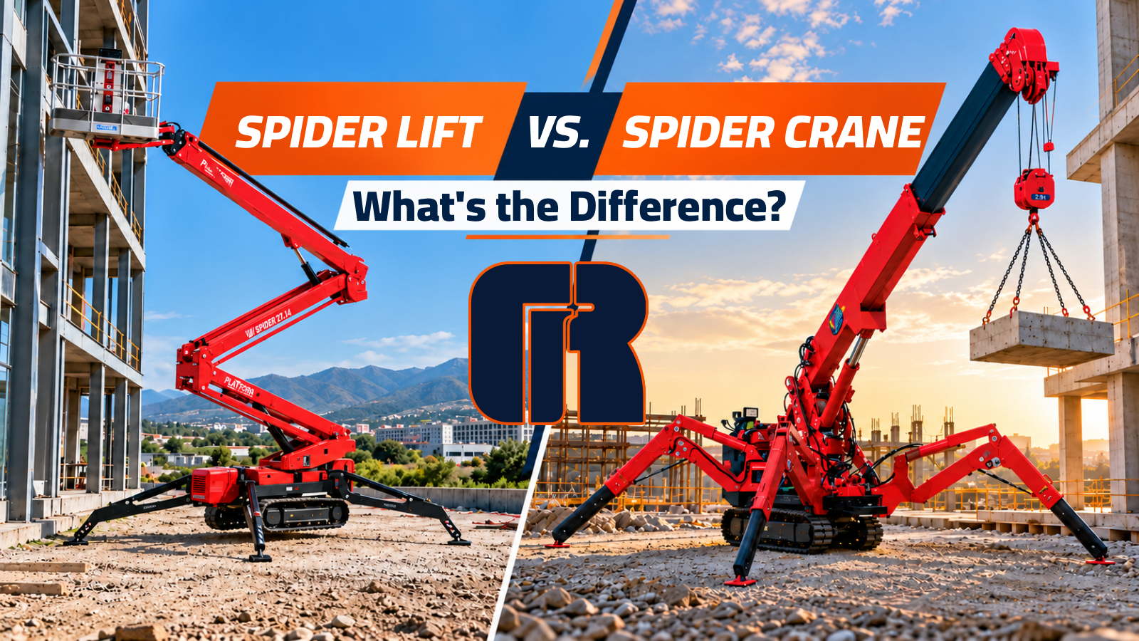 Spider Lift vs Spider Crane: Key Differences & Uses
