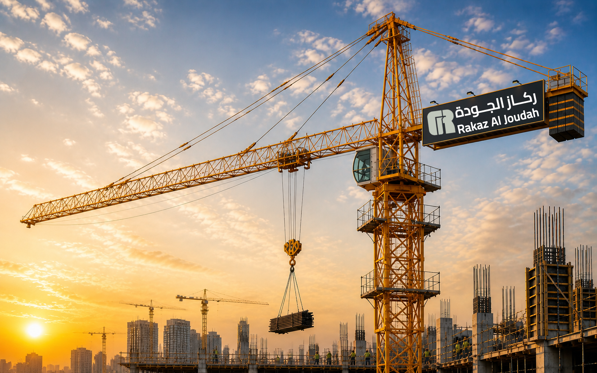 Hammerhead tower crane